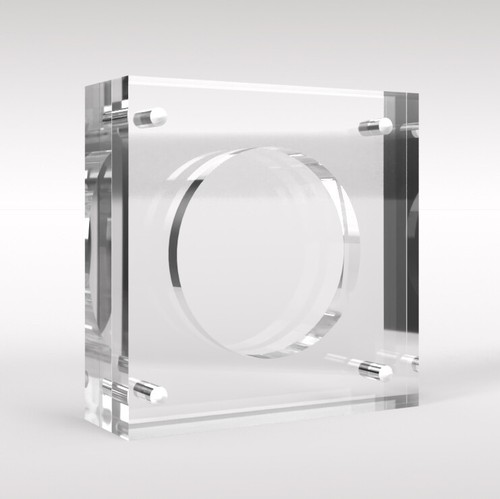 Inch 6mm coin - inch, acrylic