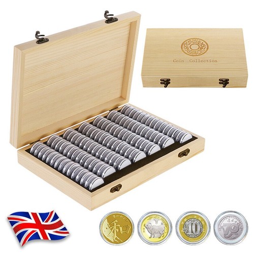 100 pcs coins display - 100, storage