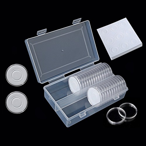 50x 41mm coin capsules case - coin,
