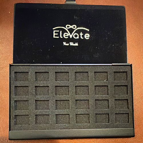 Elevate black coin - black, coin/bullion