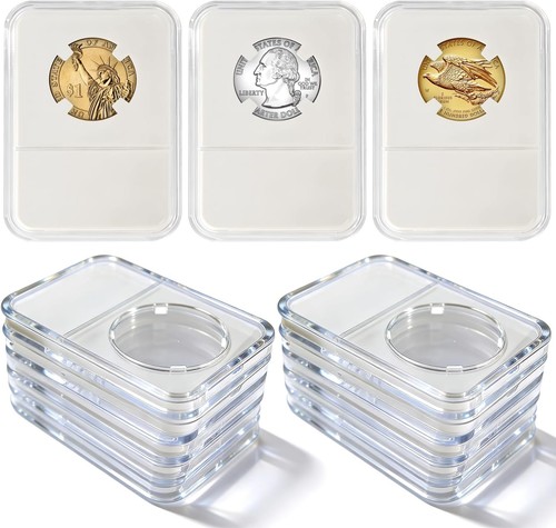 Coin slabs 30mm pack - 30mm, clear