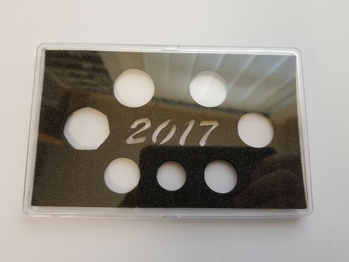 Acrylic dated coin display - acrylic,