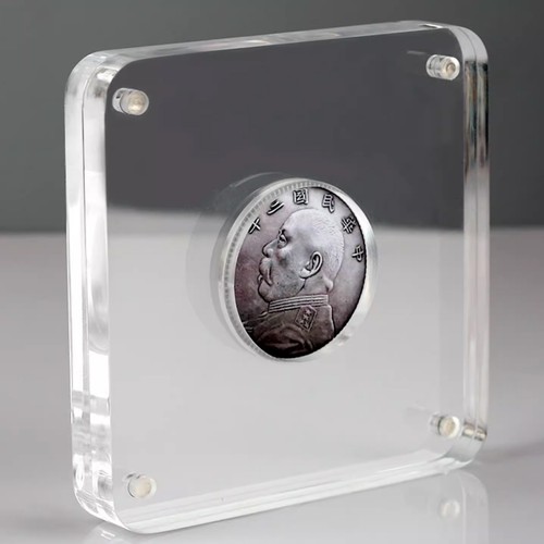 Acrylic coin display - acrylic,