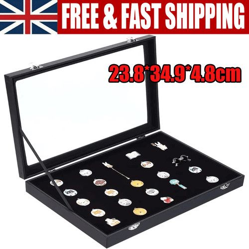 Jewellery display case black - display,